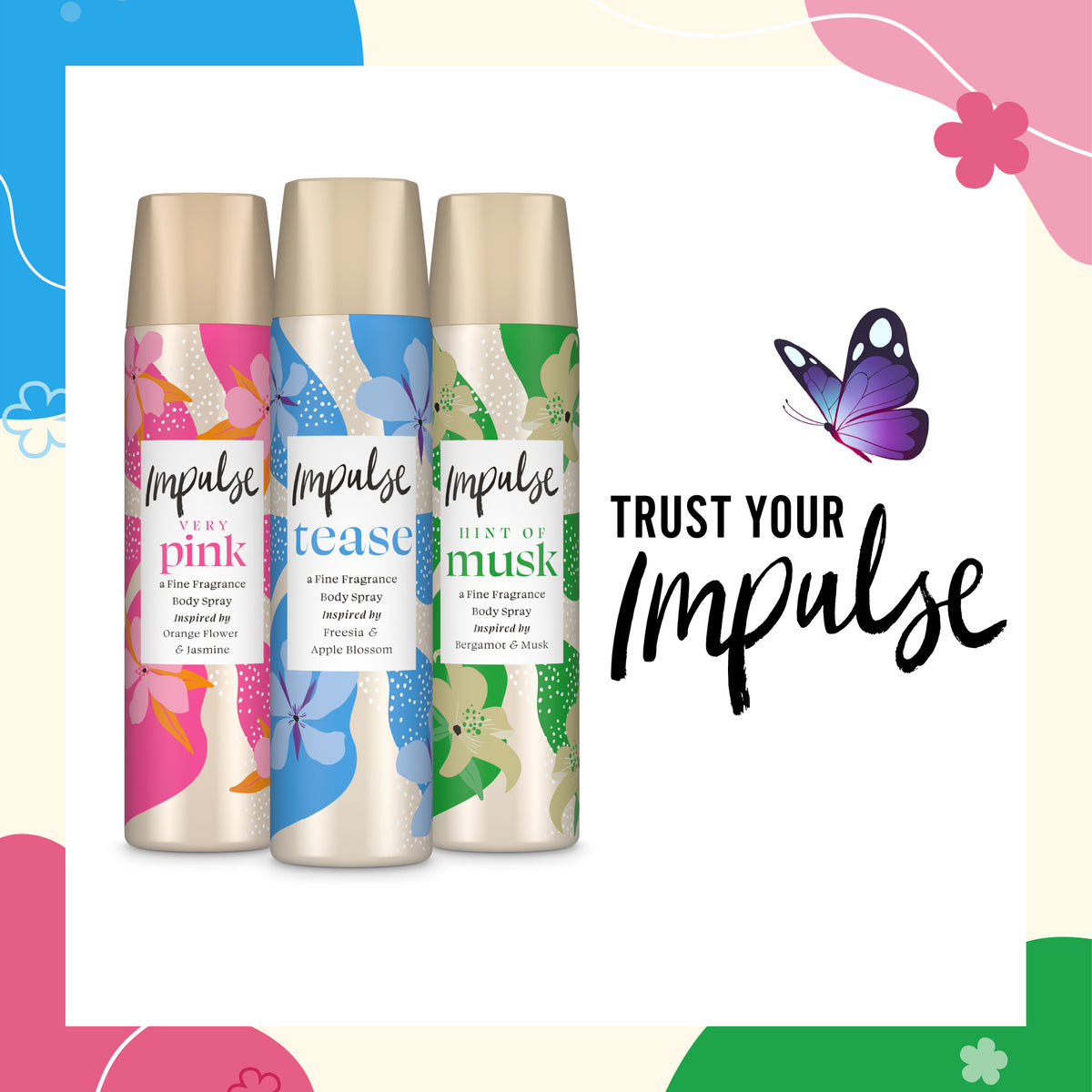 Womens Be Surprised Body Spray